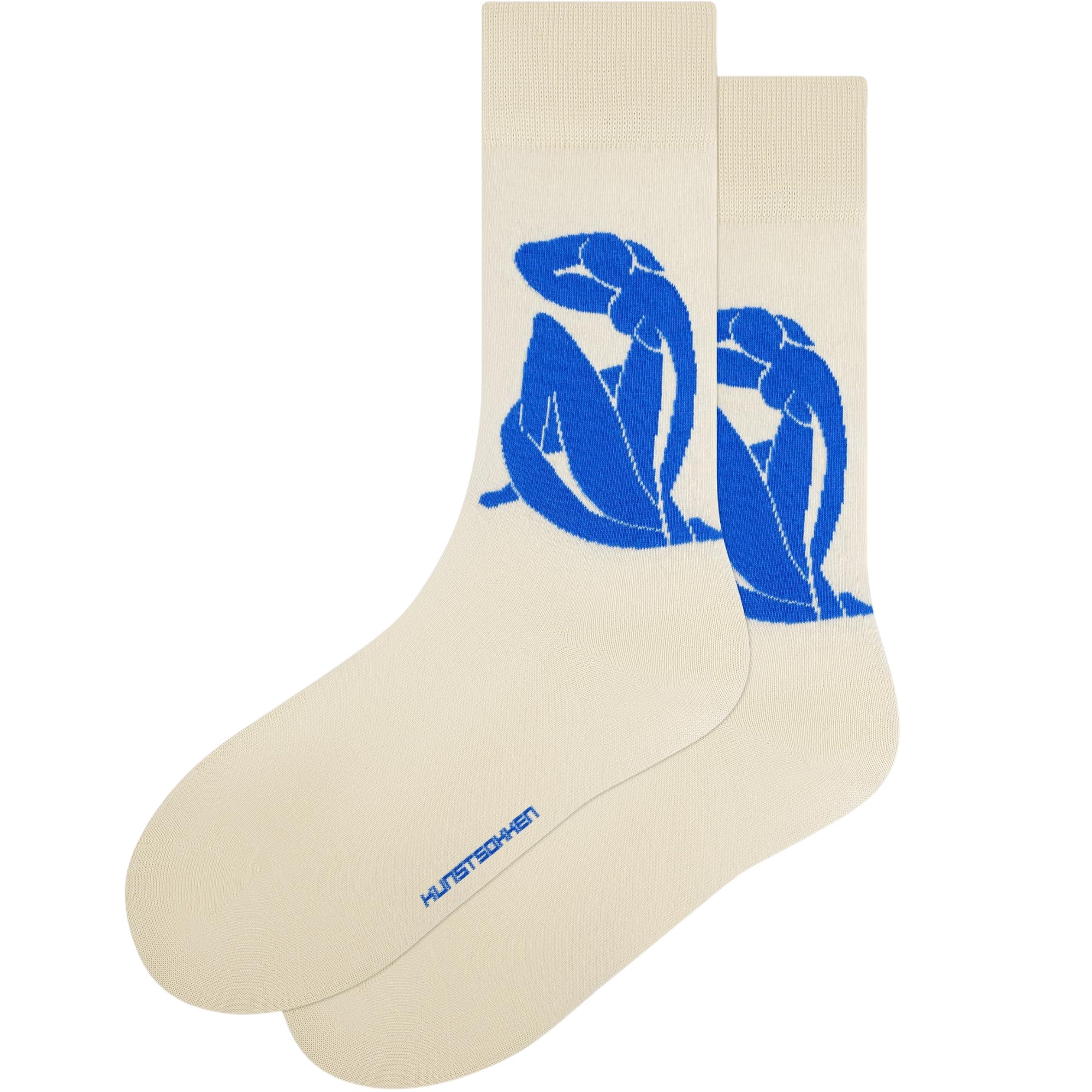 Kunstsokken Unisex Blue Nude Art Socks - Henri Matisse - Gifts For Artists Stocking Presents Novelty Socks Christmas Stocking Fillers Women Sock Gift Set