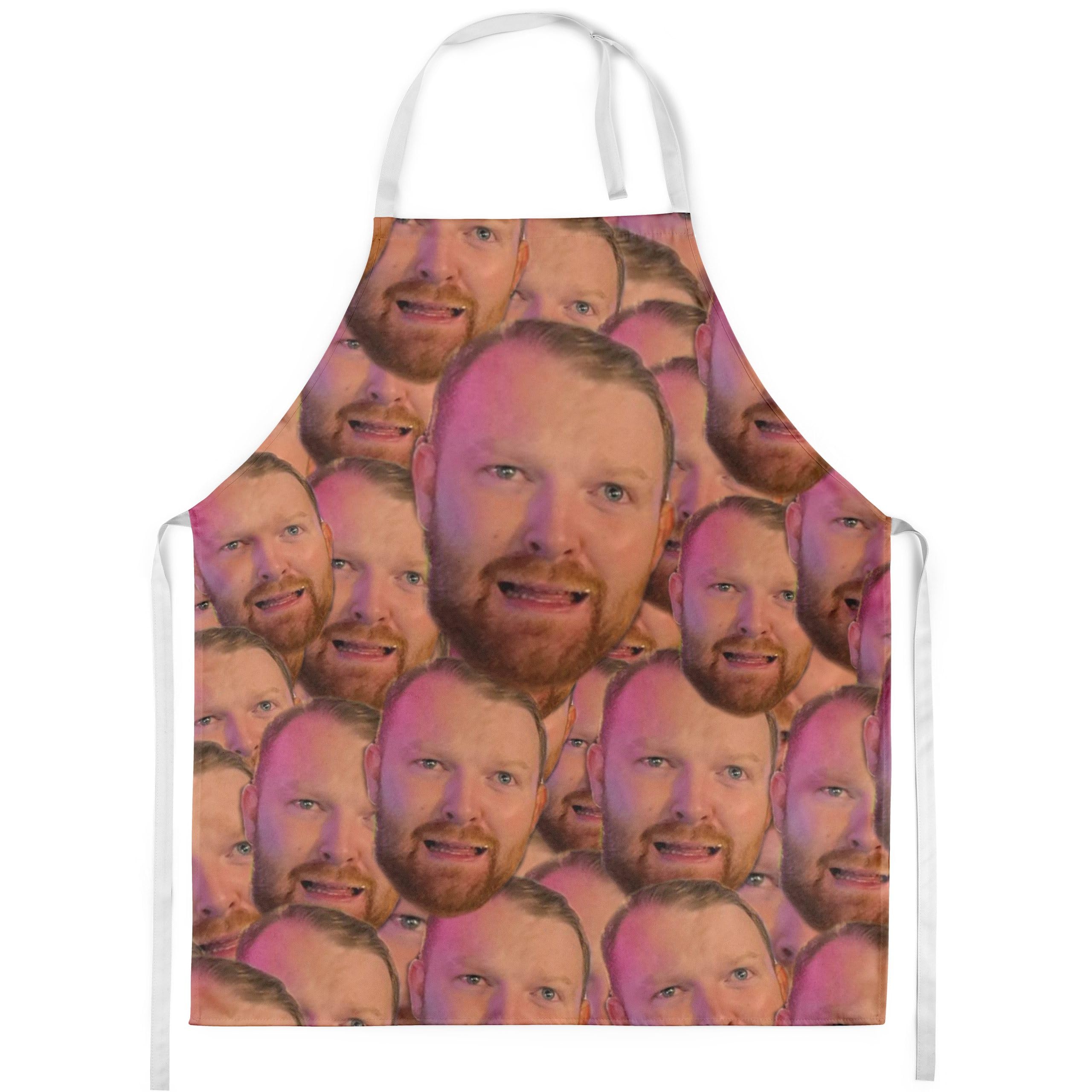 Purple Print House Funny Personalised Face All Over Apron Kitchen Cook Baker Baking Men Women Gift