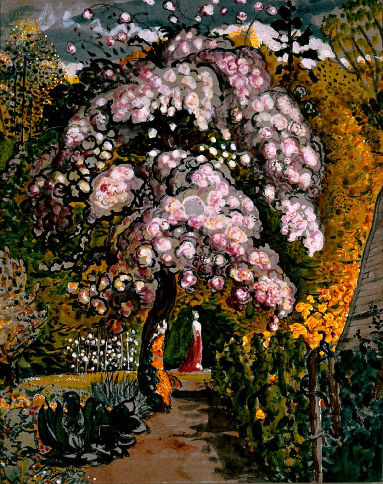 ARTXLXXBN Famous Painting Canvas Artwork Graffiti Print in Shoreham Garden by Famous Painter Portrait Canvas Image for Home Decor 60x90cm