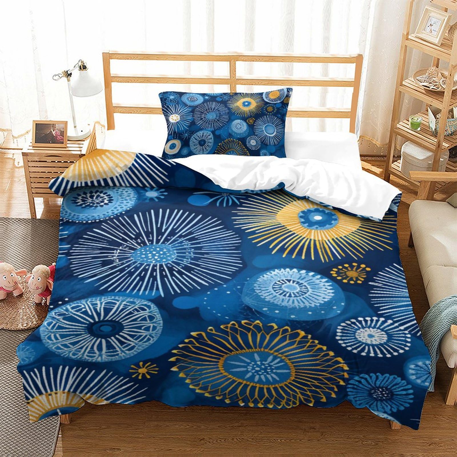 Housse de couette feux d'artifice pour illuminer votre chambre d'adulte