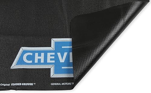 Miniatura 3 de Funda para guardabarros con corbatín azul Chevrolet  Con licencia oficial de General Motors  Ajuste universal  Tamaño estándar 22 x 34 pulgadas