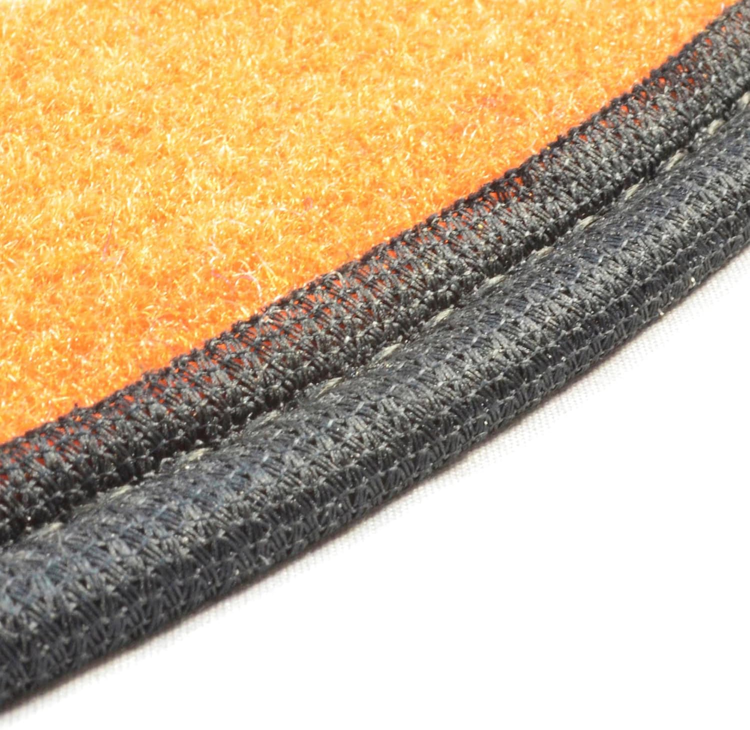 FANMATS Navy 2-Piece Carpeted Car Mats 17"x27"