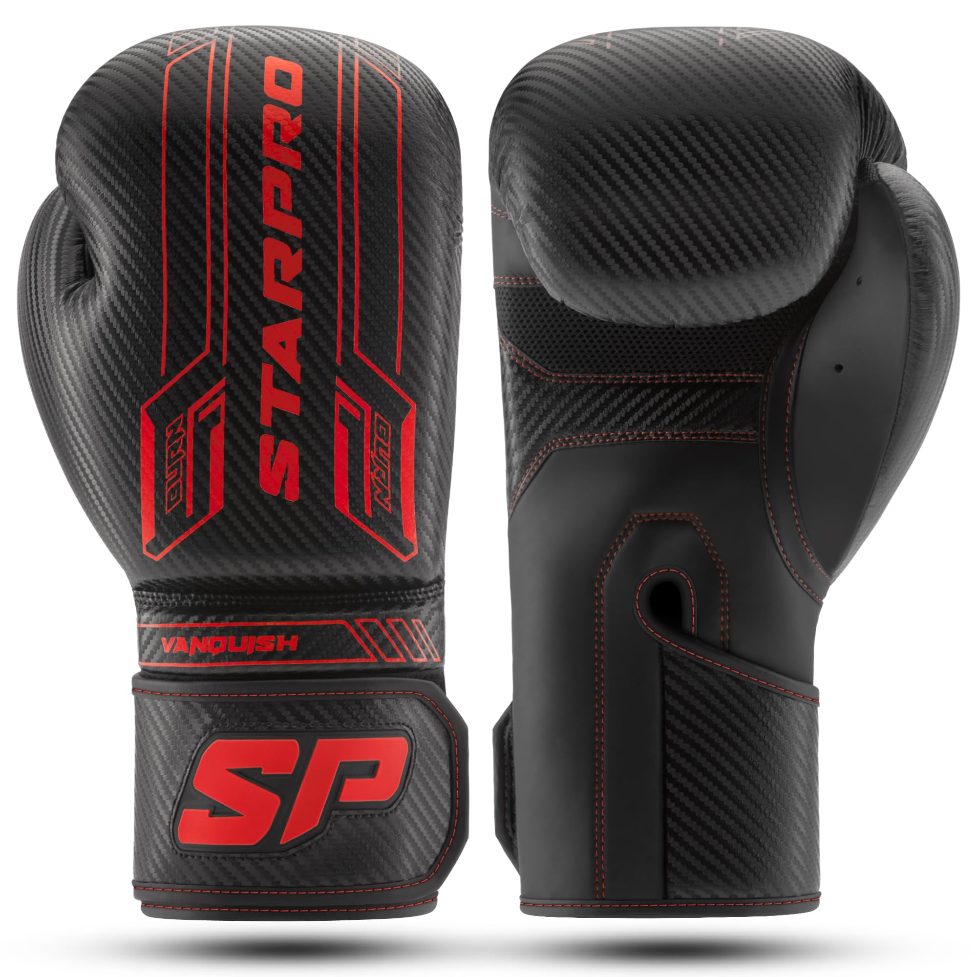 Starpro Boxhandschuhe – Trainingshandschuhe mit Handgelenkstütze – Kickboxen Muay Thai – Männer & Frauen – 10oz, 12 oz, 14 oz, 16 oz