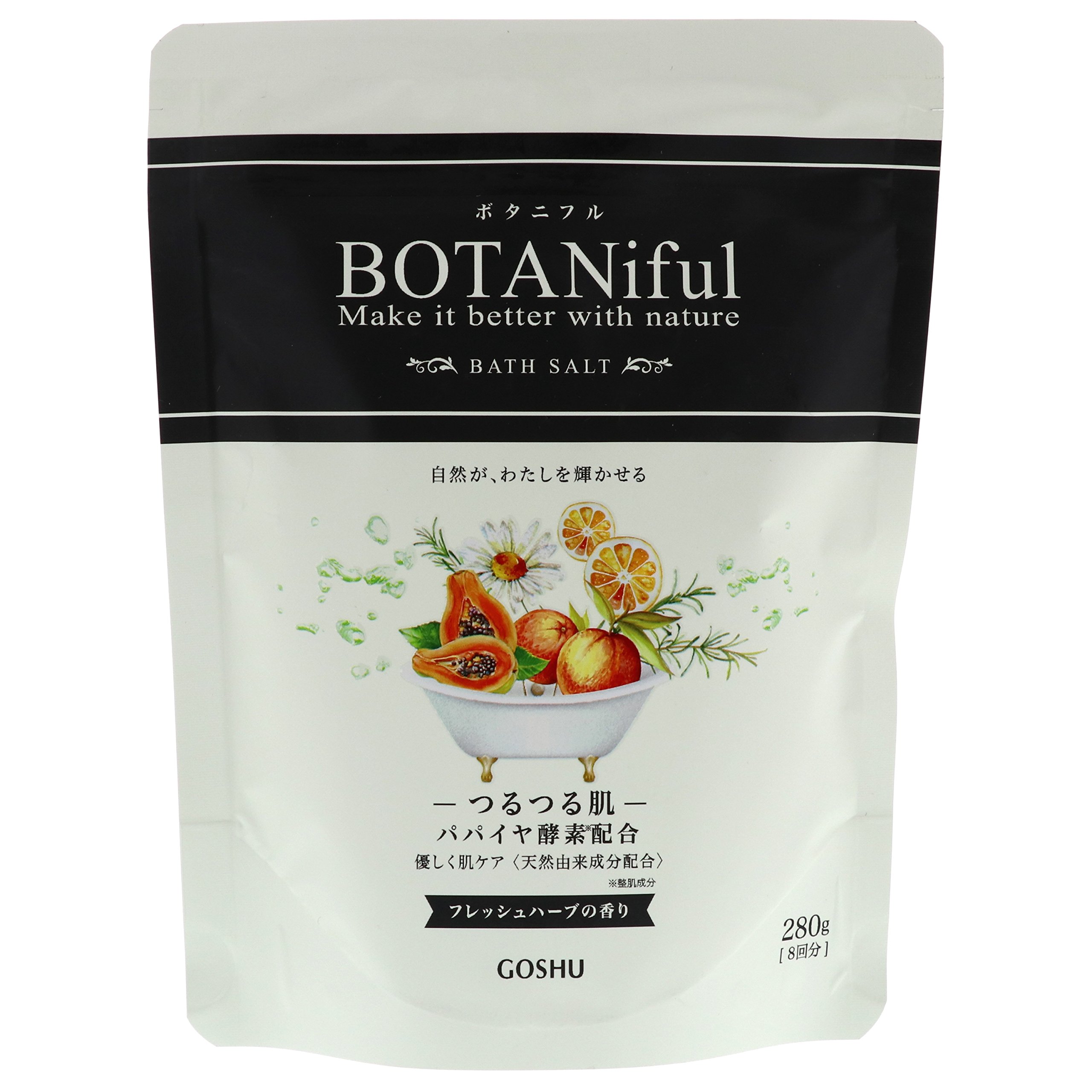 五洲薬品 ボタニフルバスソルト フレッシュハーブ 280g
