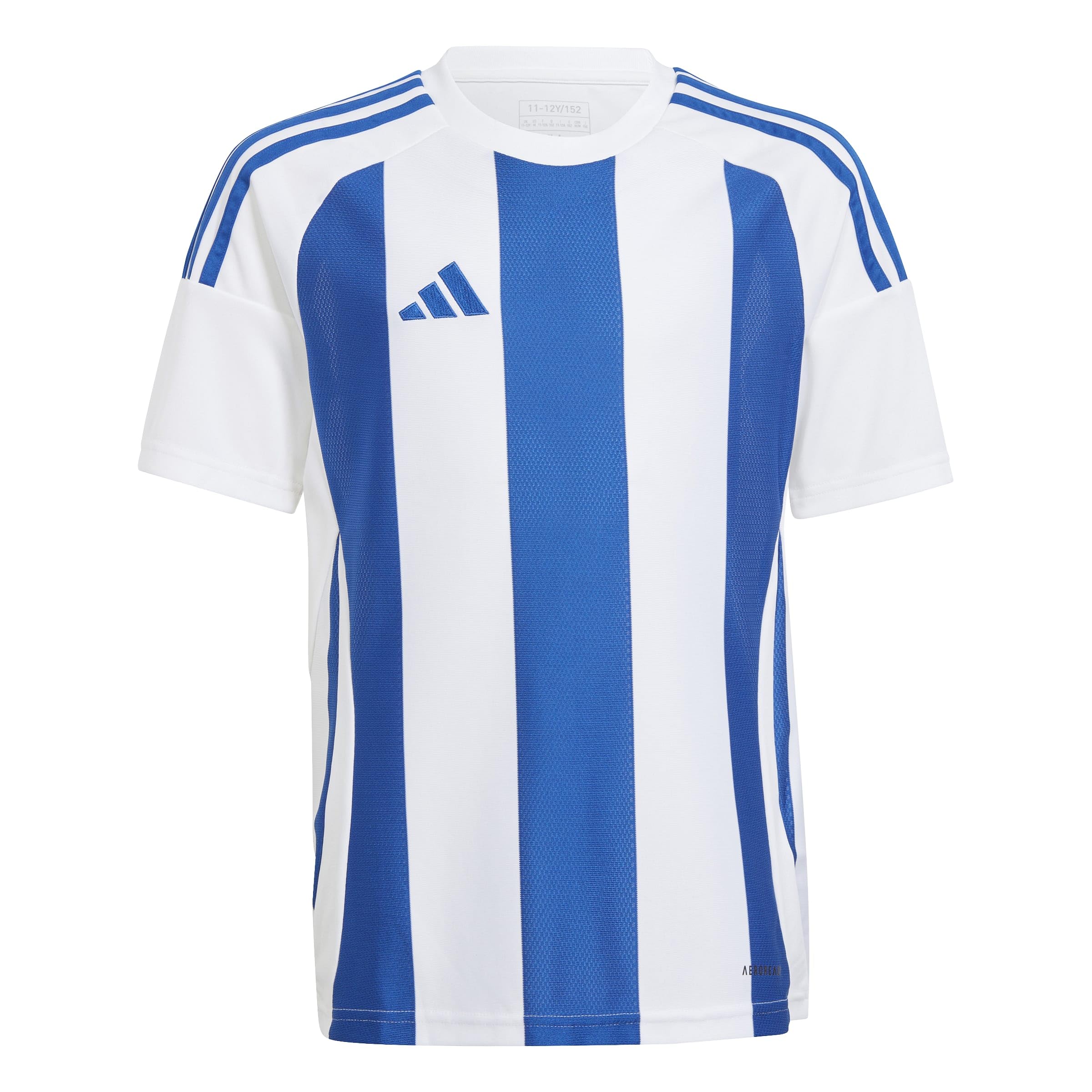 adidas Striped 24 Jersey Kids Maglia (Manica Corta) Unisex - Bambini e Ragazzi (Pacco da 1)