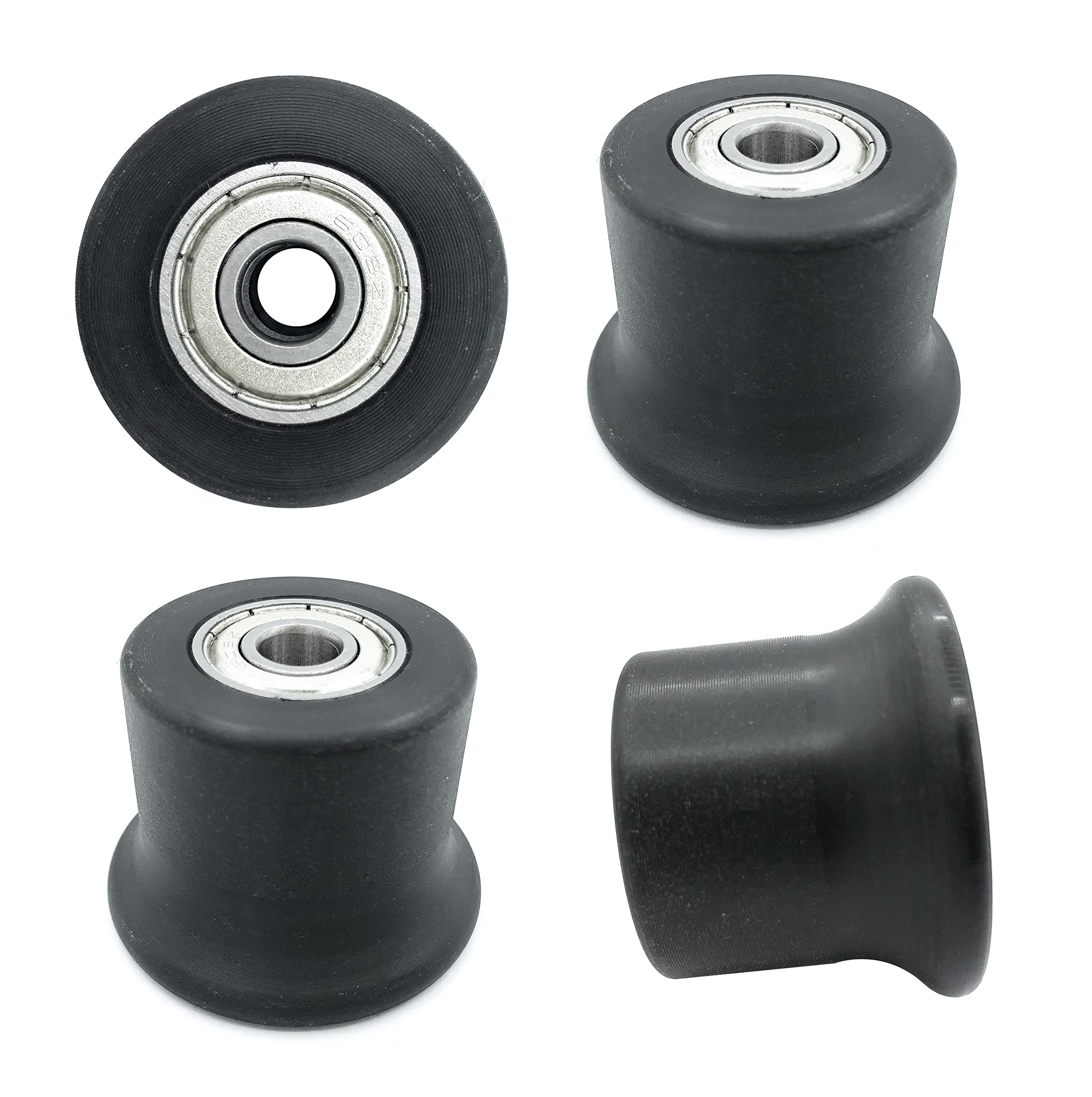 Pack of 4 Roller sliding seat bracket Roller Fits Blaze, Classic, Elite, Motivator2, Pr1000, Sport, Conquest, Ultimate2, Schwinn Comp, Revolution Replacement Part NEW For Bowflex