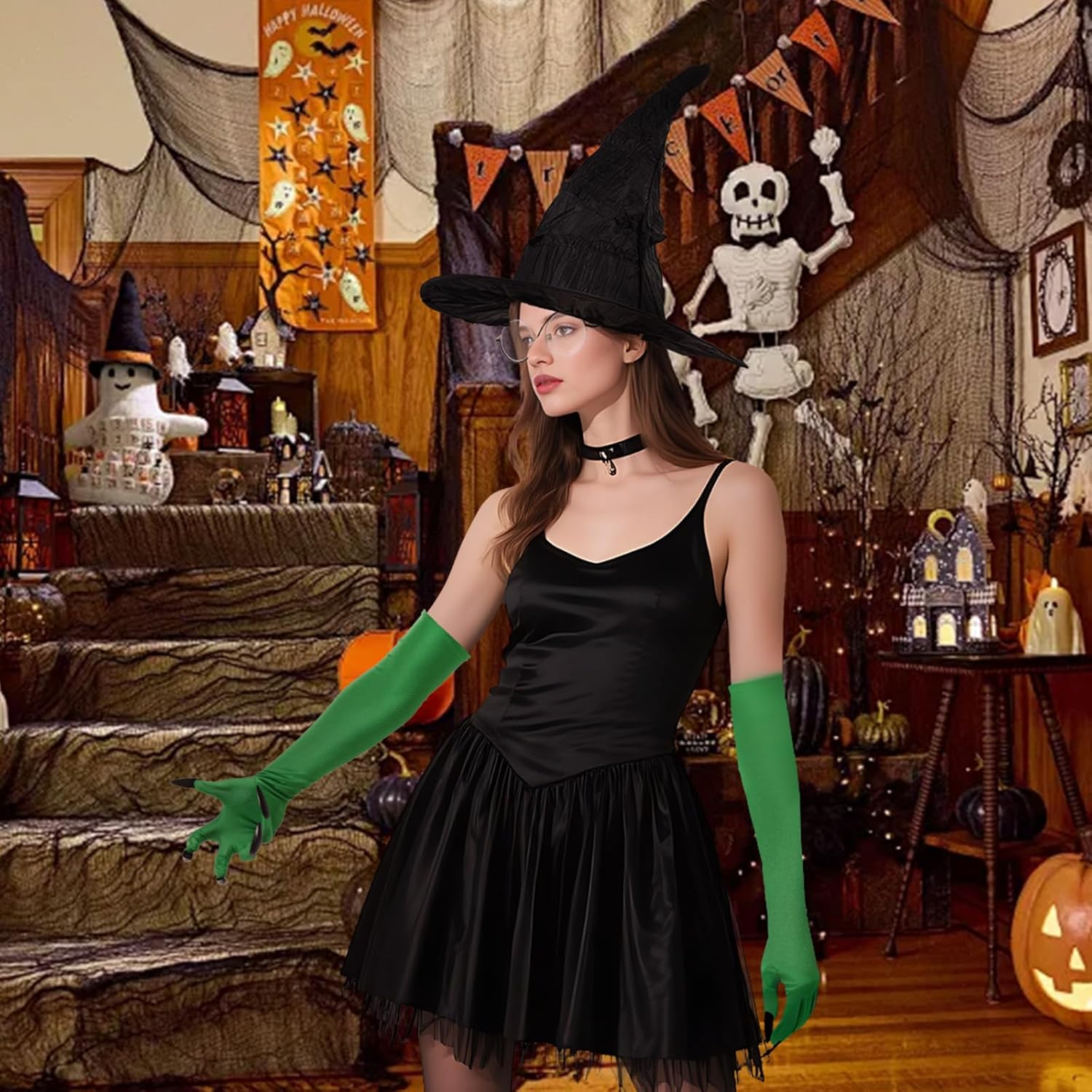 Witch Costume Set Halloween Witch Costume Women Halloween Cosplay and Themed Parties - Image 6