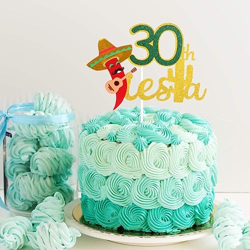 Miniatura 10 de Decoración para pastel de 60 cumpleaños  Taco Bout 60 cumpleaños fiesta de cumpleaños 60 suministros de pastel de chile  Fabulous 60  Decoración