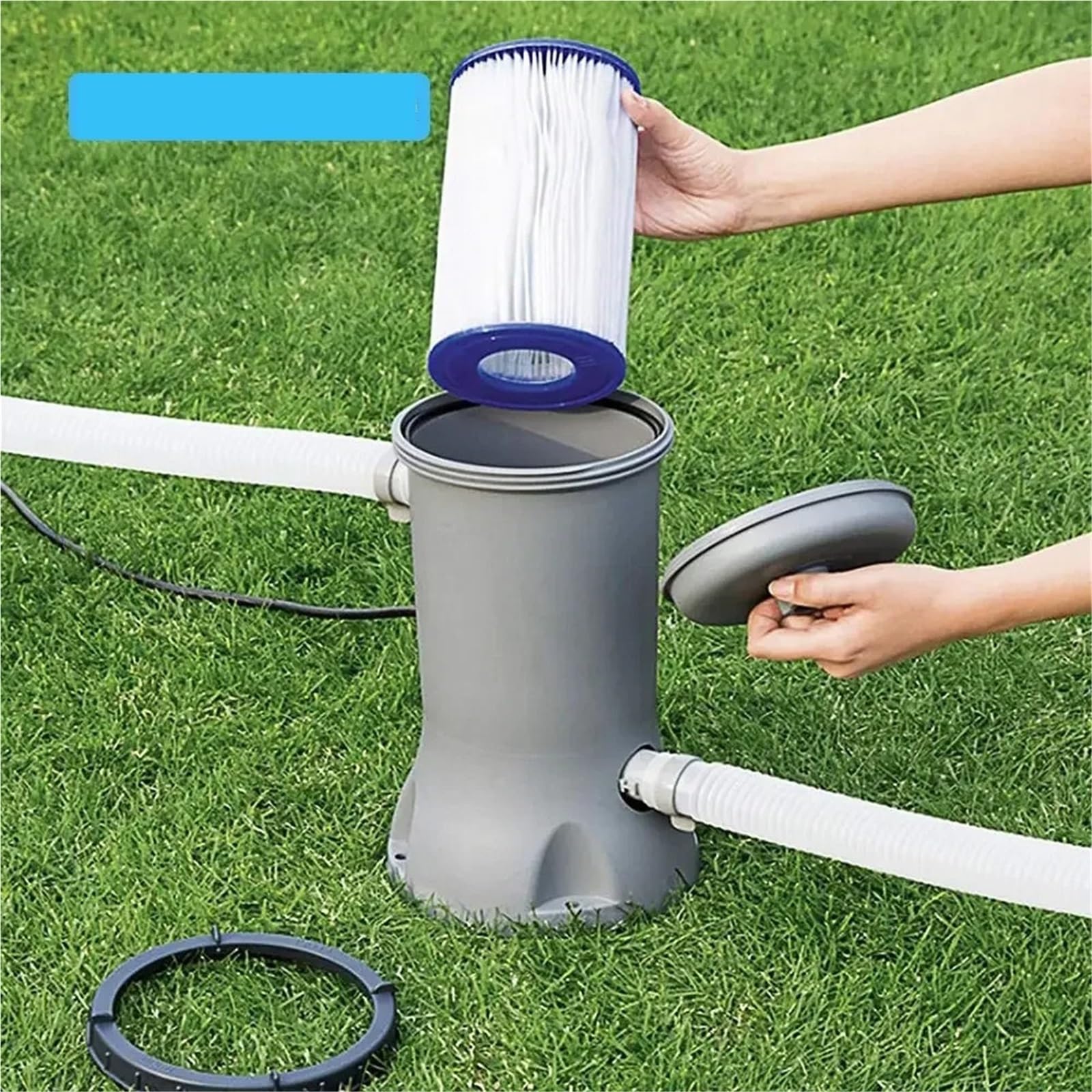 Cartucho De Filtro De Piscina Tipo A/III, Compatible Con Intex, 29002, Compatible Con Bestway, 58012E Reemplazo For Bombas De Filtro De Piscina(5pcs)