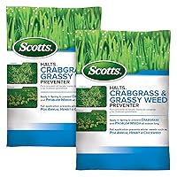 Vista 12 de Scotts – Fertilizante halts crabgrass & maleza de césped preventer, herbicida pre-emergente para césped, 10,000 pies cuadrados, 20.12 lbs.