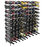 Wine Rack Freestanding Floor - Wine Bottle Holder Holds 100 Bottles of Wine - 100 Bottle Capacity Wine Storage for Any Bar, Wine Cellar, Kitchen, Dining Room