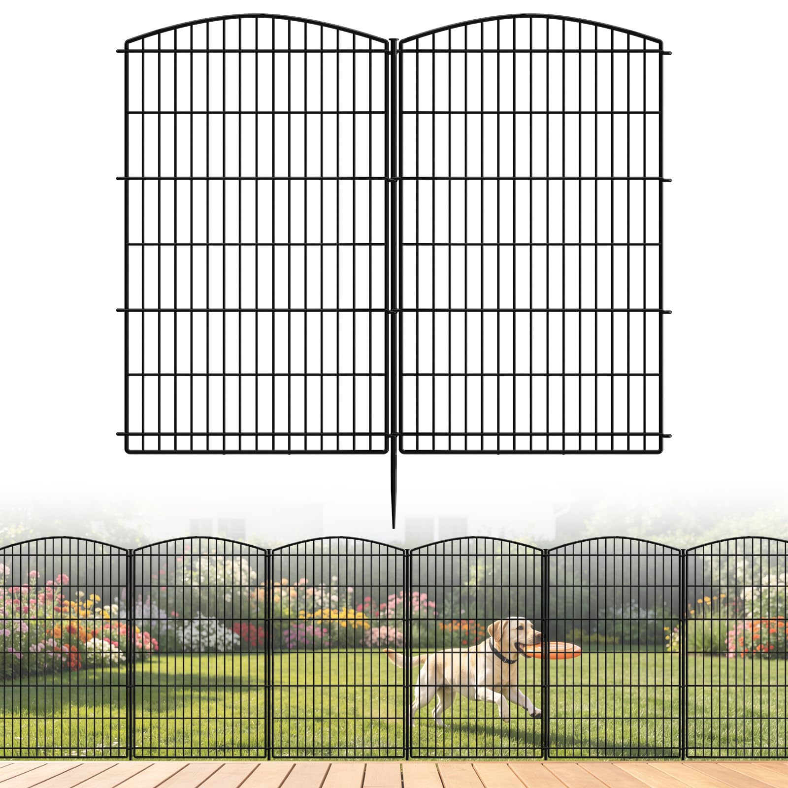 INJOPEXI Decorative Garden Fence
