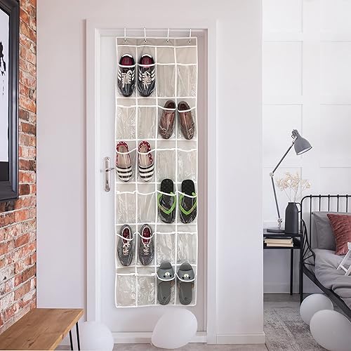 Vista 73 de Simple Houseware - Organizador para colgar en la puerta Marrón