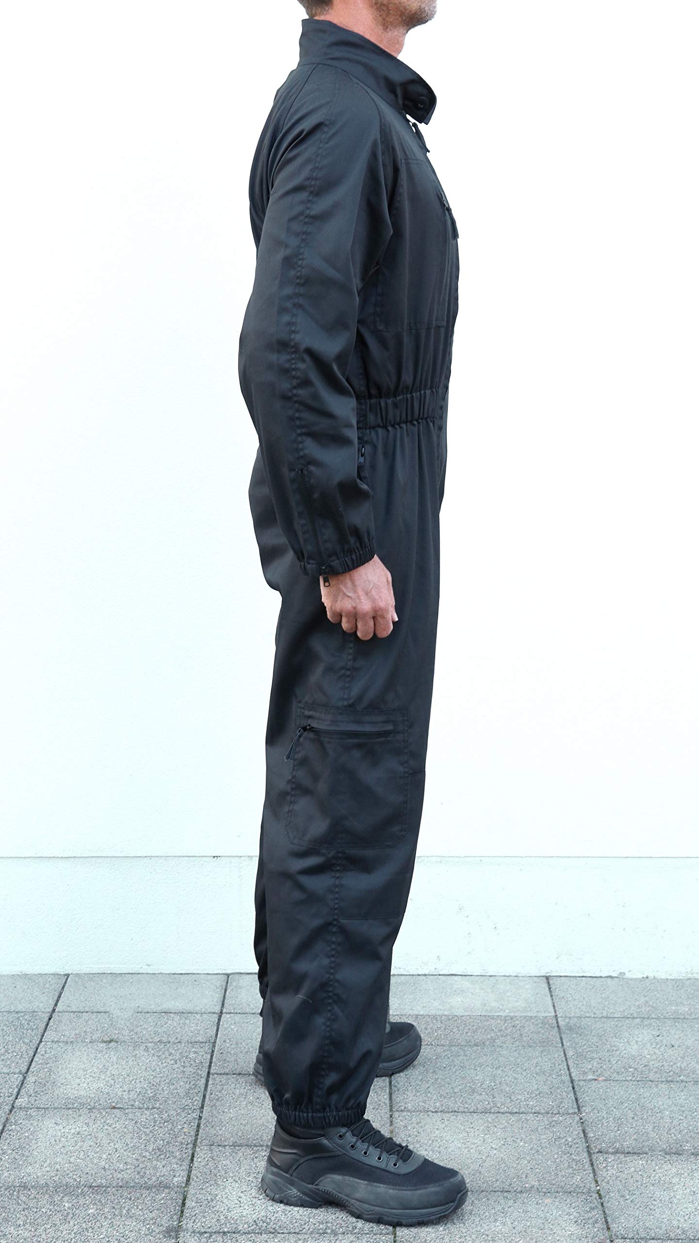 Brandit Overall Hombre Mono Negro Ancho