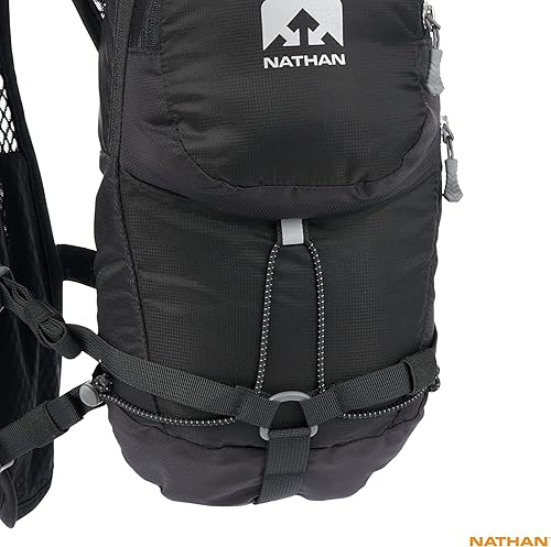 Miniatura 6 de Nathan Chaleco de hidratación para correr con bolsa de 2 litros incluida. Mochila con válvula de mordida para beber - Bolsillo compatible con