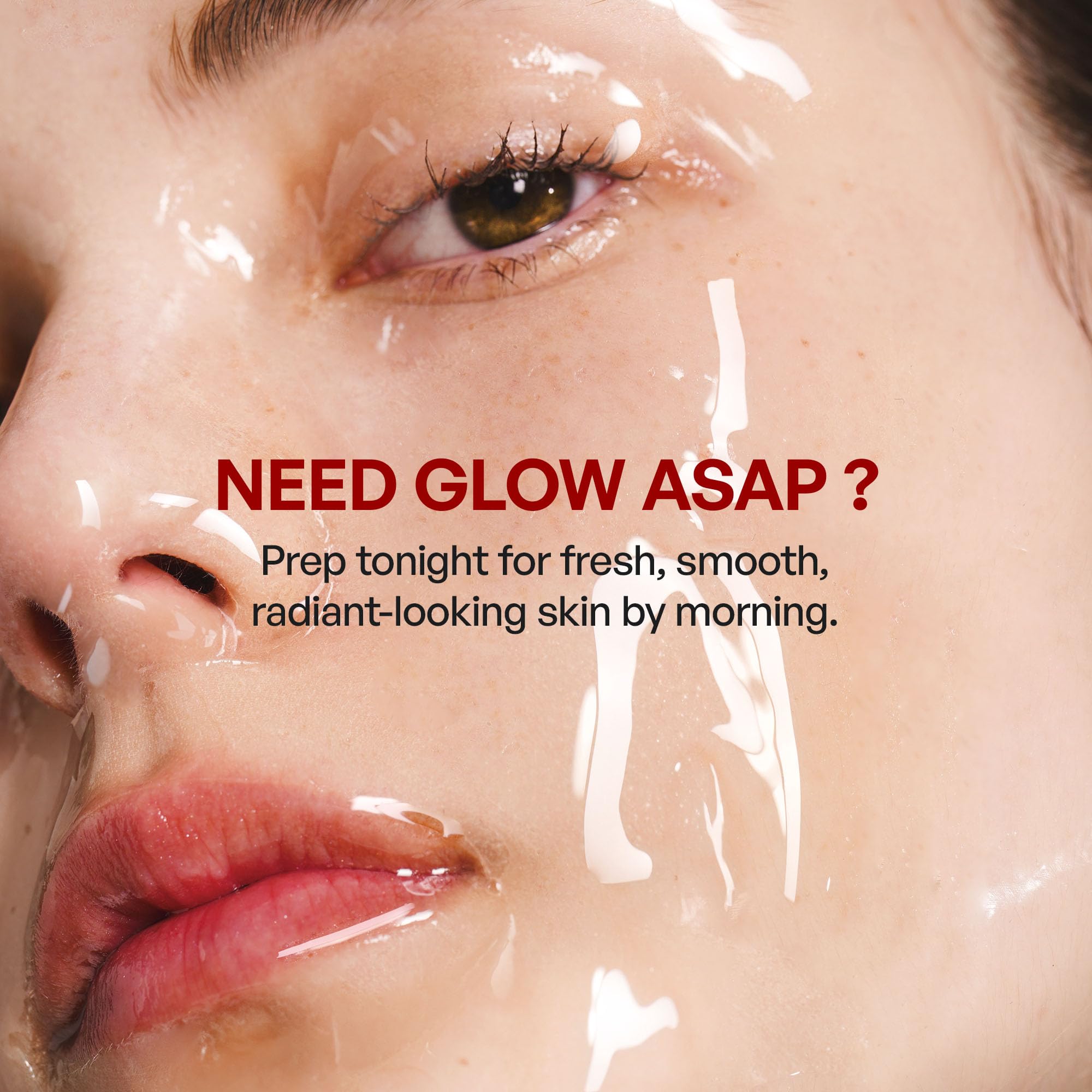 House of B Glutathione 2-Step Overnight Collagen Hydrogel Face Mask
