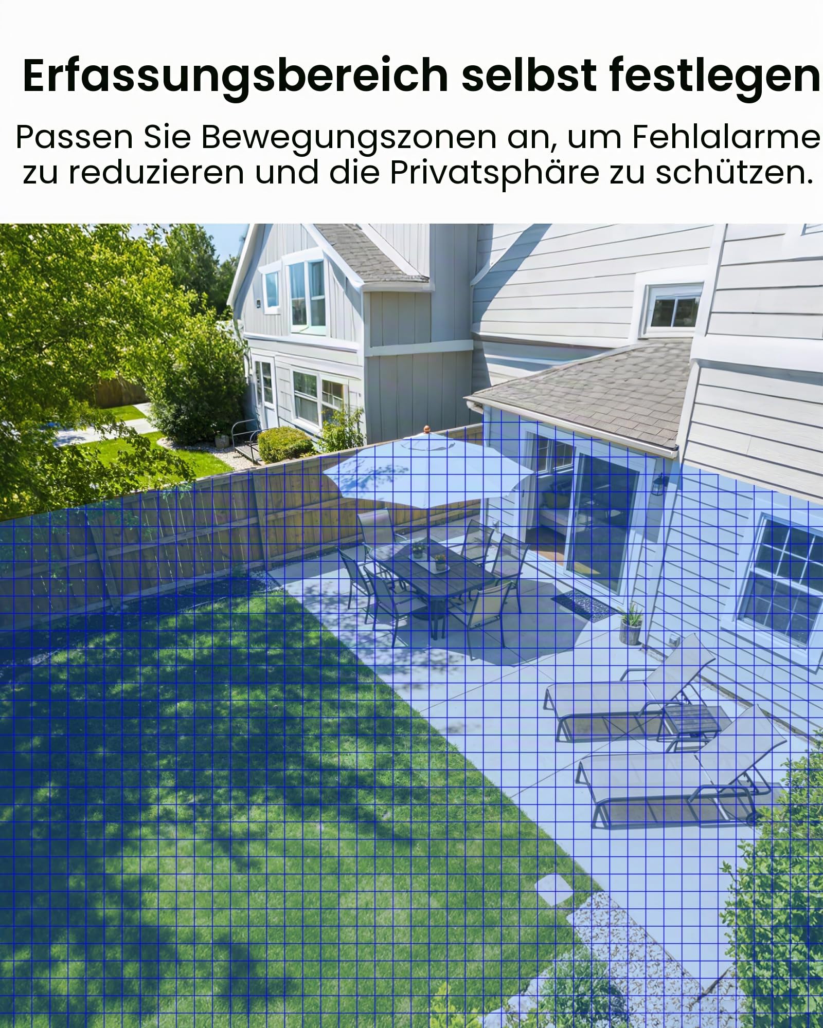 ZOSI Verkabelt 1080P Video Überwachungskamera Set Aussen, 8CH H.265+ DVR