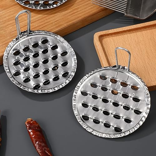 Miniatura 9 de 2 raspadores de gelatina de acero inoxidable para uso en cocina, raspador de jalea de frijoles y cortador de fideos con orificio para colgar,