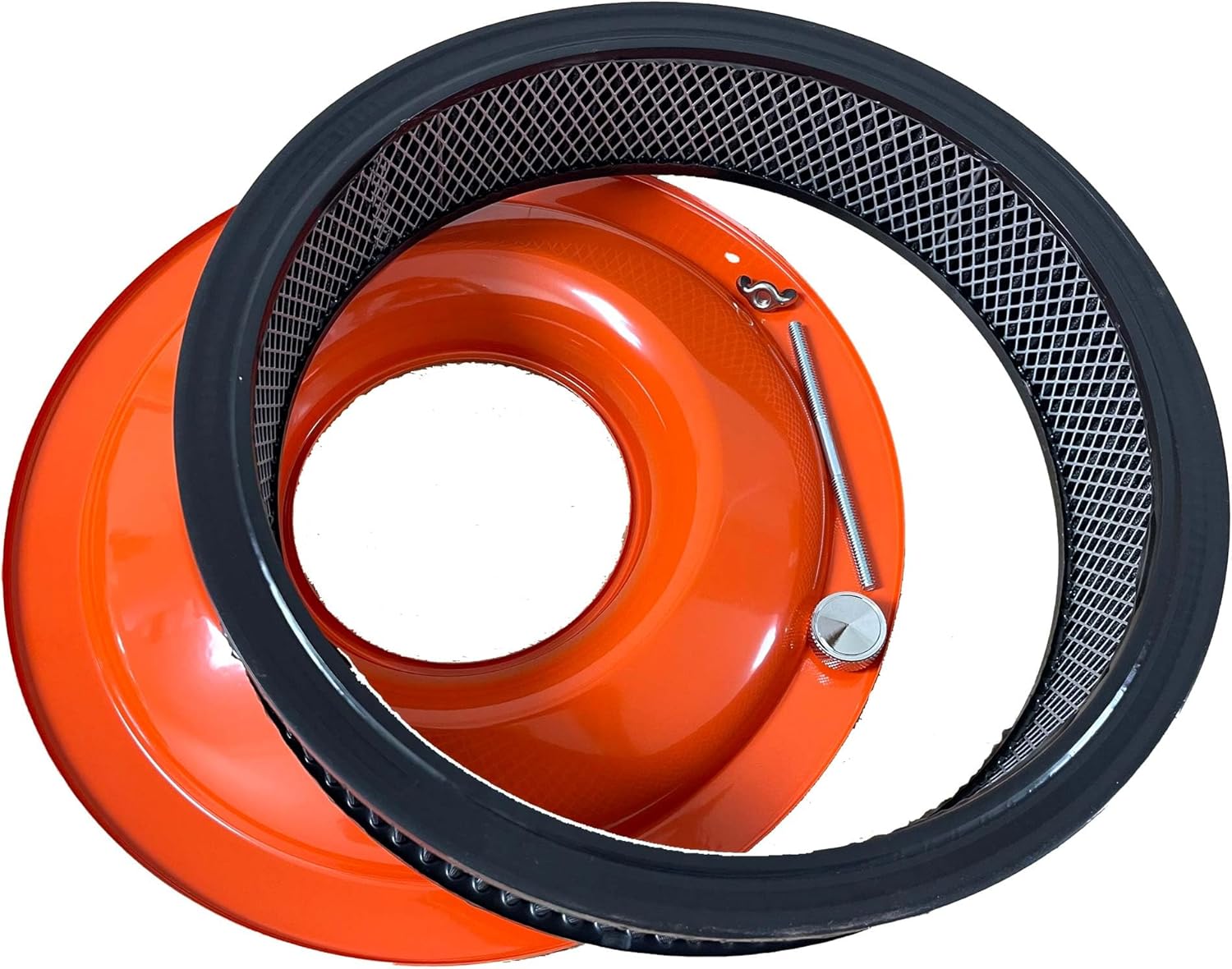 Small Block Chevy 350-13" Round Air Cleaner Kit - Orange