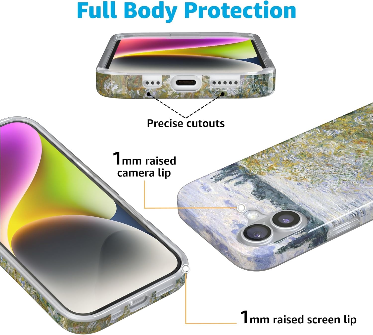 Casely iPhone 17 Case | Monet's Summer Landscape | The Met Museum | Compatible with MagSafe | Classic Ultra Slim Design - Image 4