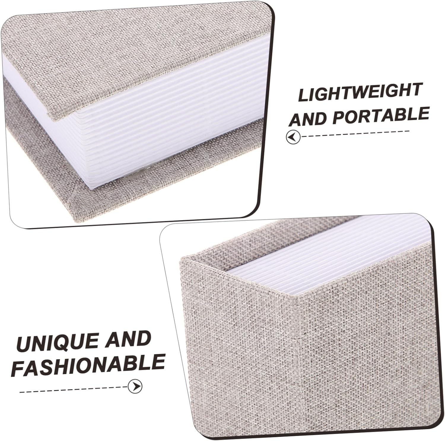 2Pcs Fake Book Models with Linen Cover for Office Hotel Decor