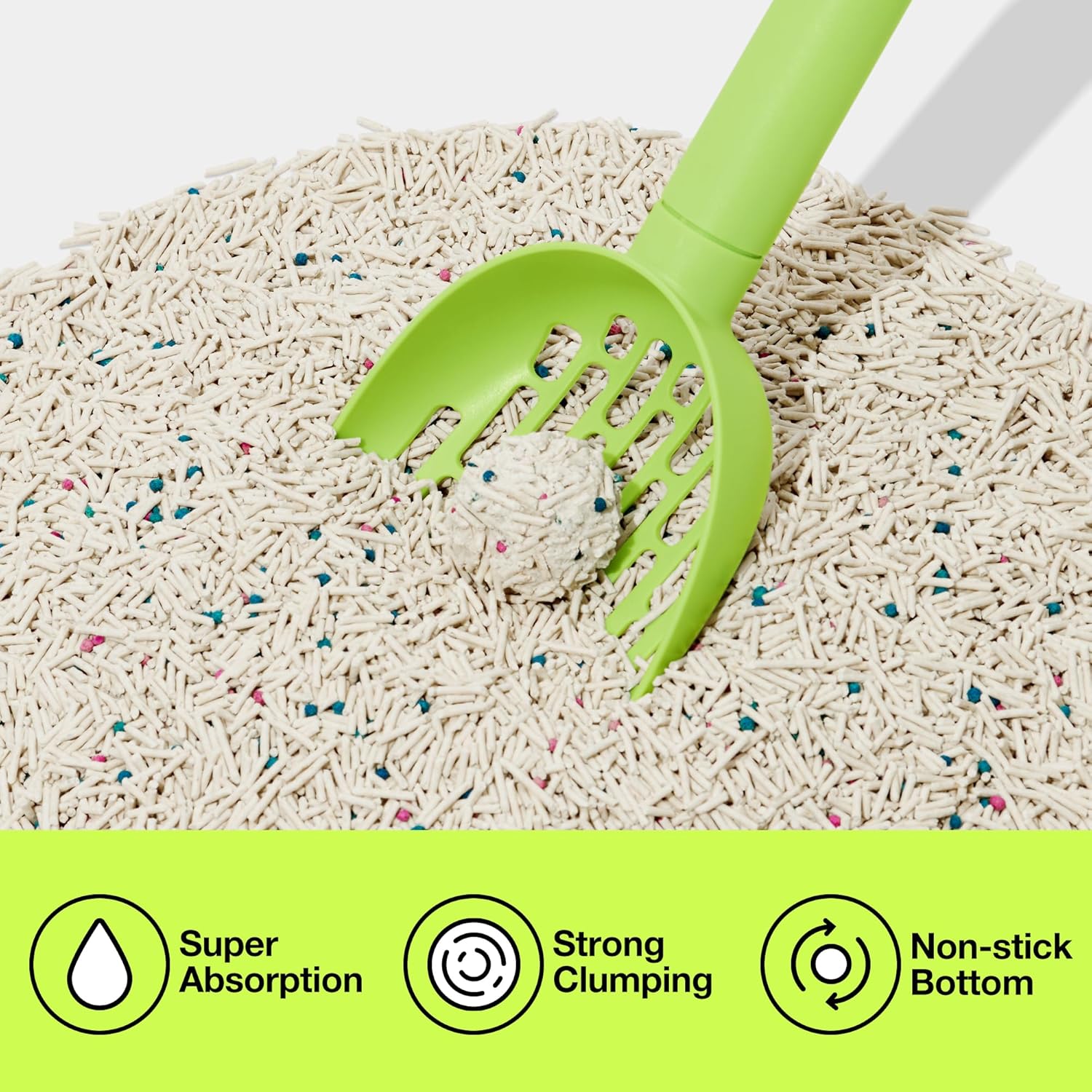 VETRESKA Tofu Cat Litter, Natural Strong Clumping Flushable Litter Pellets, Ultra Water Absorbent Deodorant Tofu Litter, Dust-Free Low Tracking Cat Litter, Cactus(5.5lb×4bags)