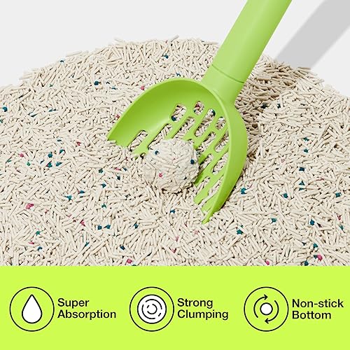 Vista 23 de VETRESKA Arena para gatos de tofu, arena natural para gatitos, pelotillas de arena para gatos, ultra absorbente, control de olor, sin polvo, arena