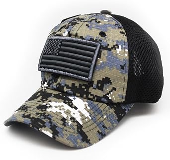 Pit Bull U.S. Flag Patch Baseball Cap Hat