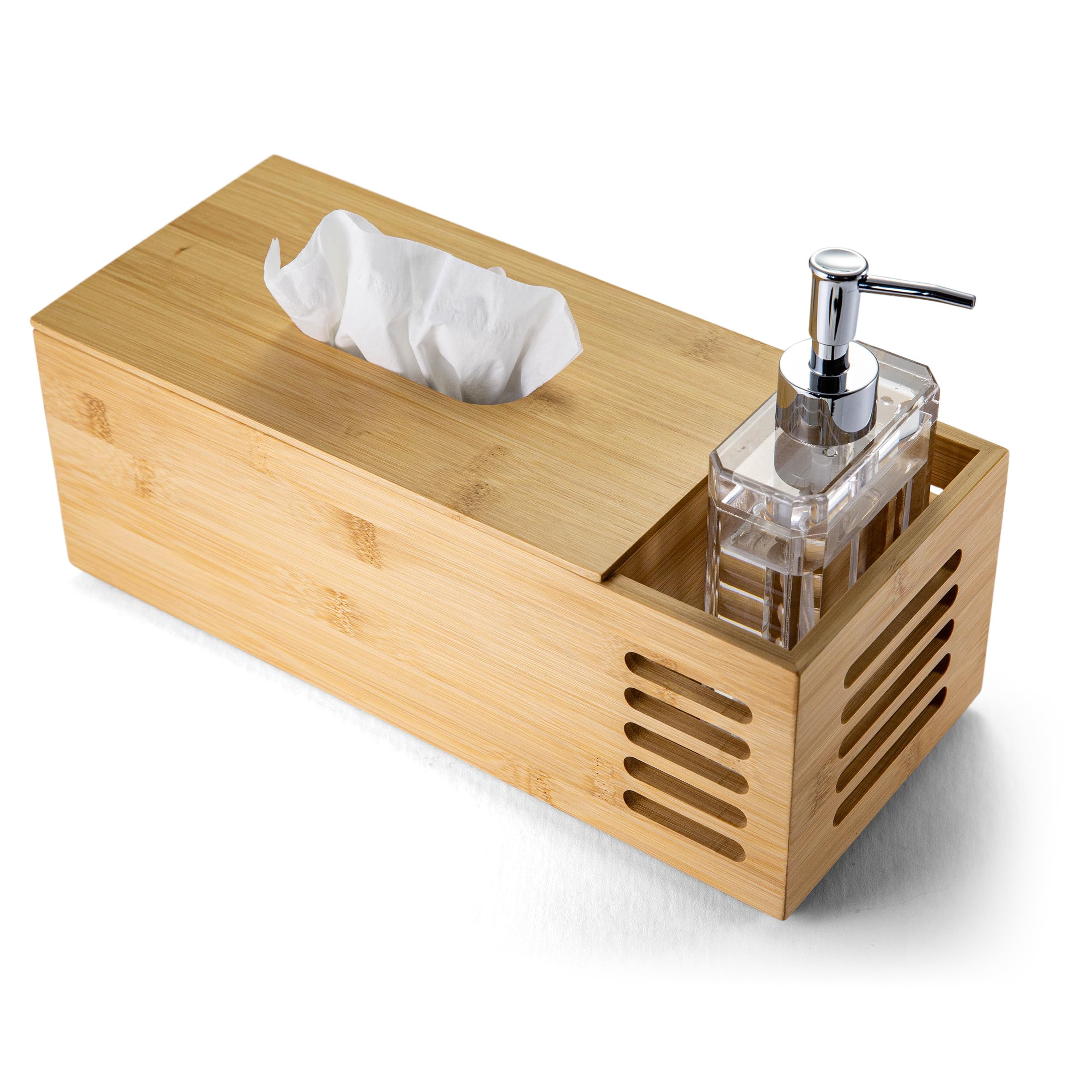 Achieva Rectangle Bamboo Tissue Box (71000)