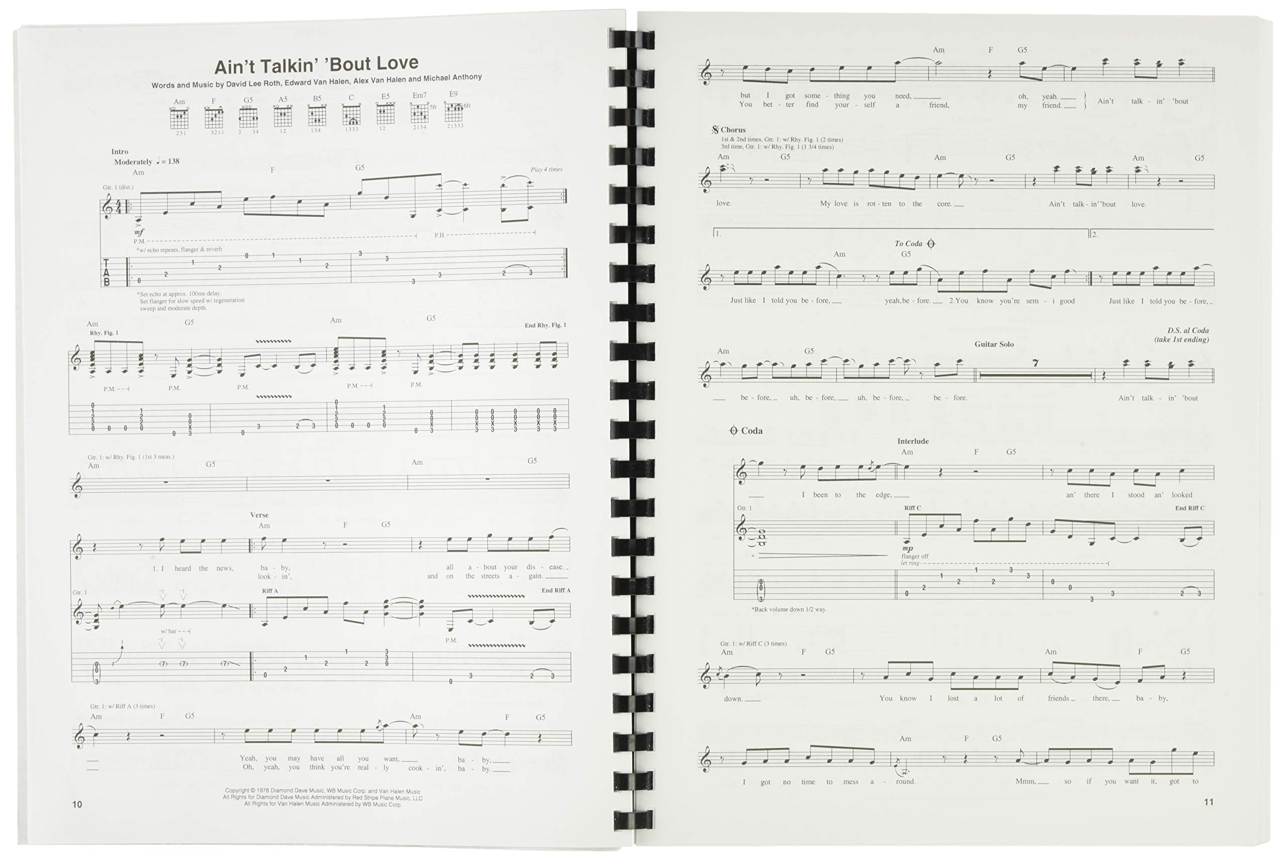 The Ultimate Rock Guitar Fake Book: Over 200 Rock Hits for Guitar, Vocal, Keyboards and All 'C' Instruments (Includes Tablature) - Image 4