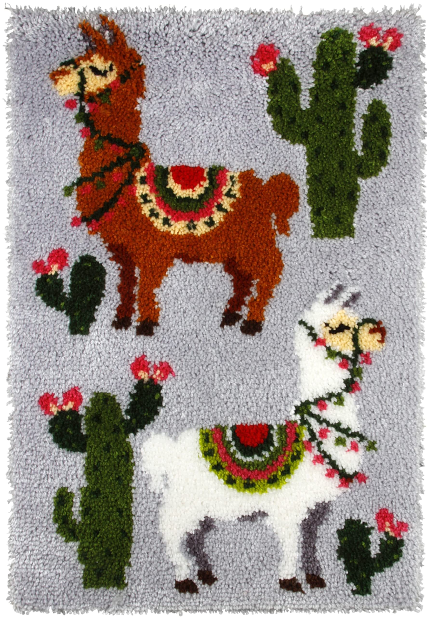 Verriegelungshakensatz: Teppich: Llama