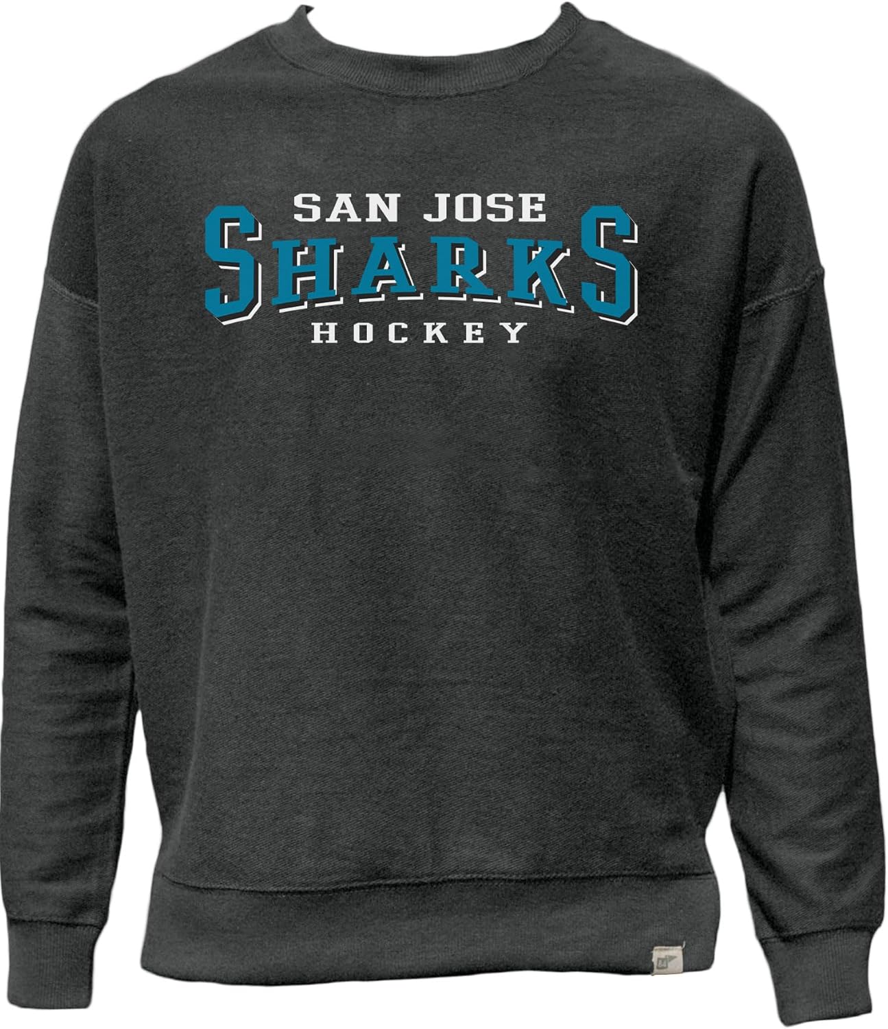 Blue 84 Women's NHL Officially Licensed Crewneck Sweatshirt Reverse Terry Embroidered