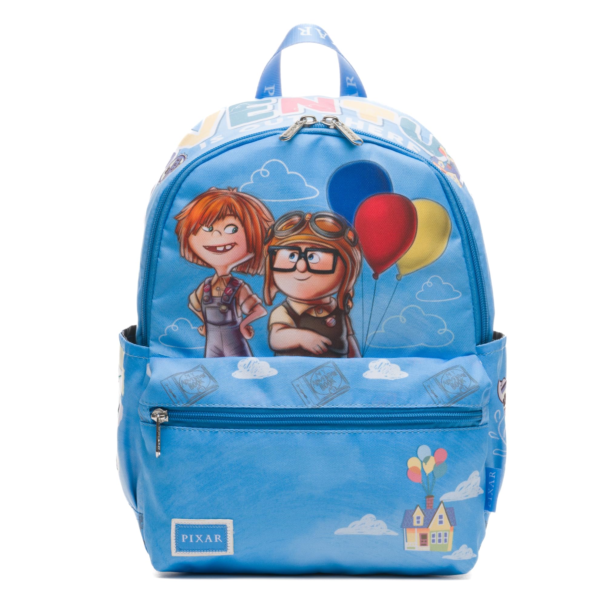 Wondapop Disney Pixar UP Adventure Is Out There 13" Deluxe Nylon Mini Backpack