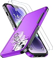 Vista 19 de SPIDERCASE Funda para iPhone 14/iPhone 15, [protección de grado militar de 15 pies] Paquete de 2