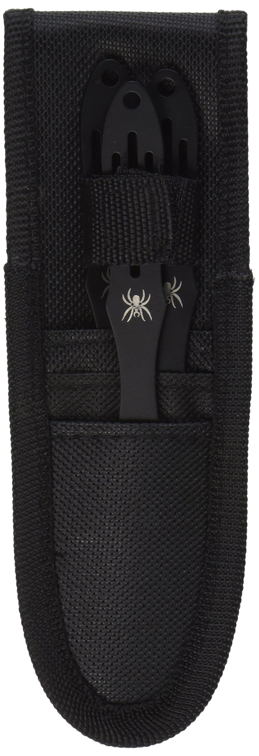 Ace Martial Arts Supply Bulls Eye Triple Knife Set, Black