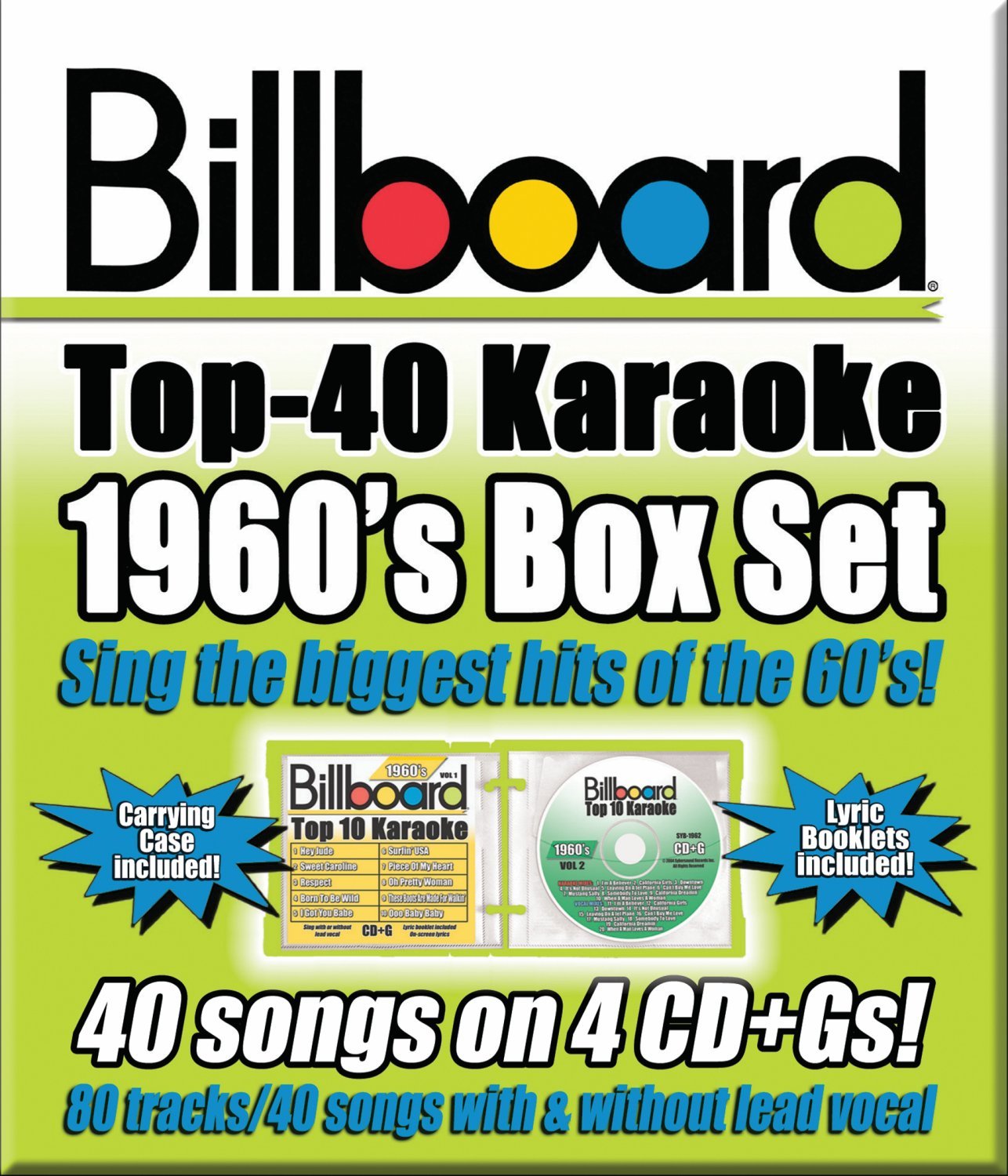 Billboard 1960'S Top 40 Karaoke Box Set (4 CD)