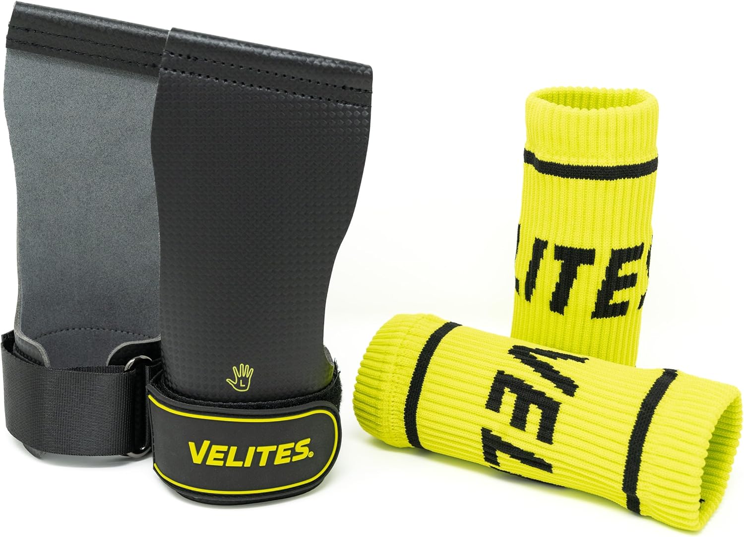 Velites Professional Athlete Hand Grips for Crossfit or High-Intensity Training | Quad Carbon Hand Grips for Men and Women Athletes