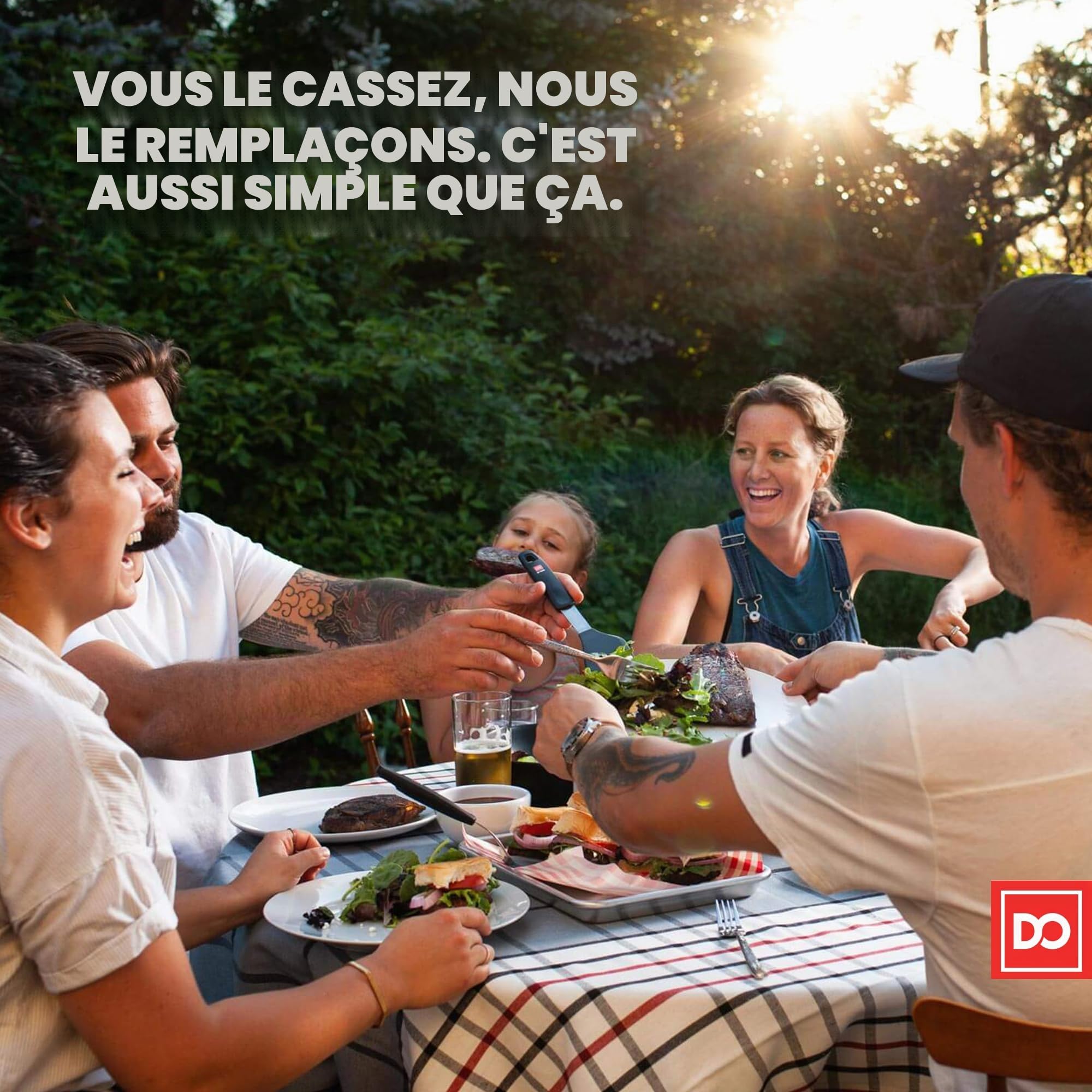 DI ORO® - Spatule de cuisine en silicone et acier inoxydable - Résistante à la chaleur à 315 °C - Meilleure spatule ajourée - Parfaite pour des oeufs et des crêpes
