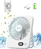 ILLUMYN Hordozható Asztali Ventilátor USB Töltéses Csendes Összecsukható 1