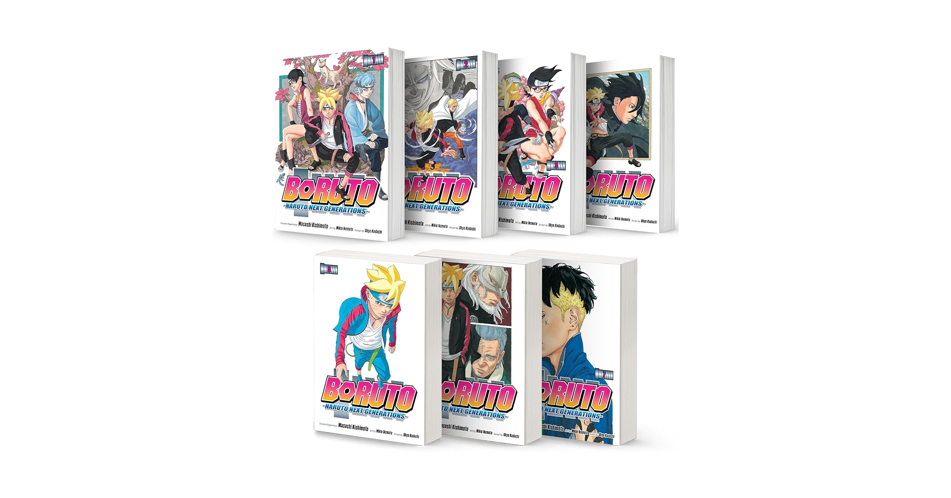 Boruto Manga Set, Vol. 1-7: Masashi Kishimoto: Amazon.com: Books