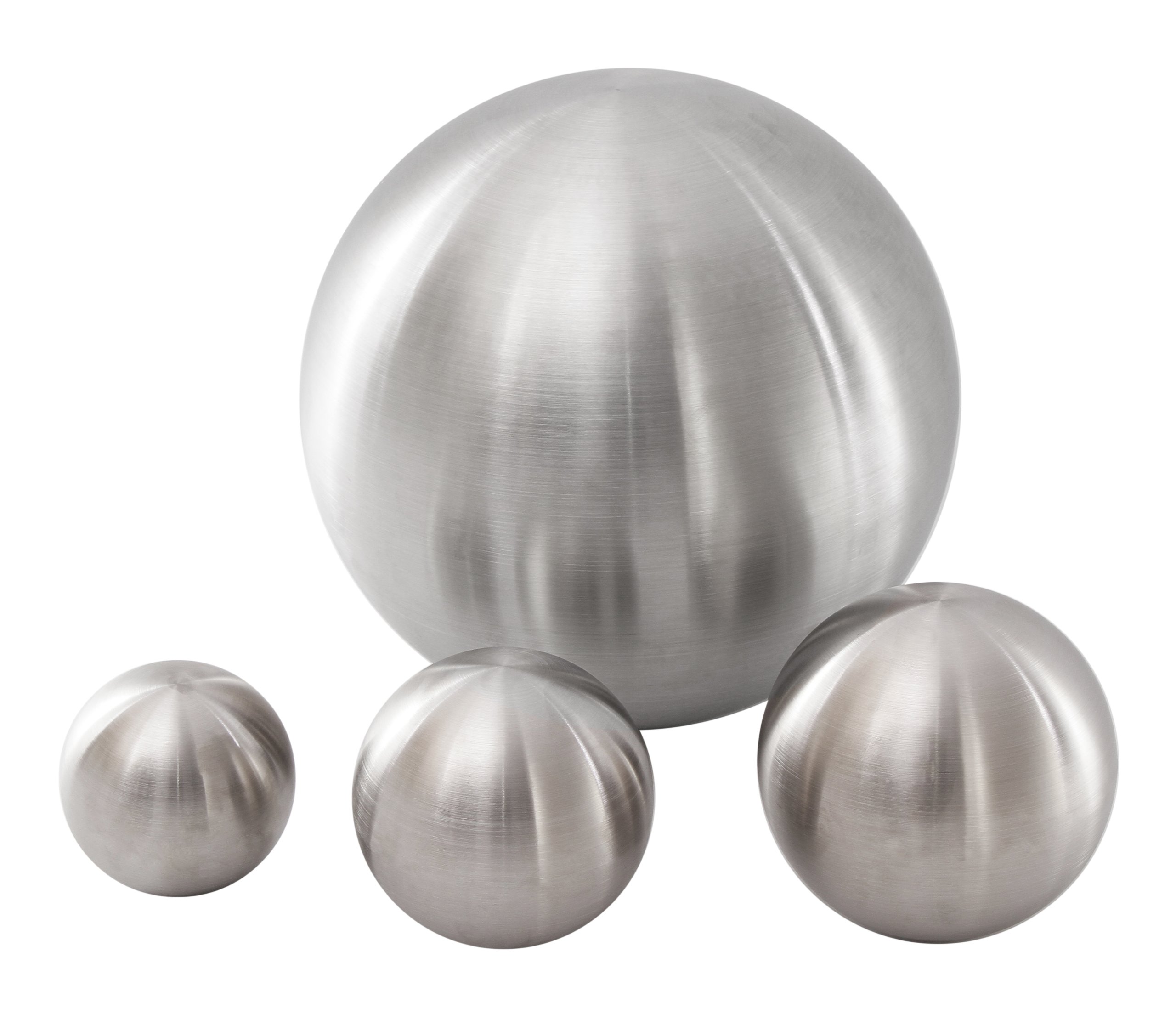 Primrose Light 10Cm Brushed Stainless Steel Hollow Floating Gazing Globe Sphere Ornament Garden Decoration