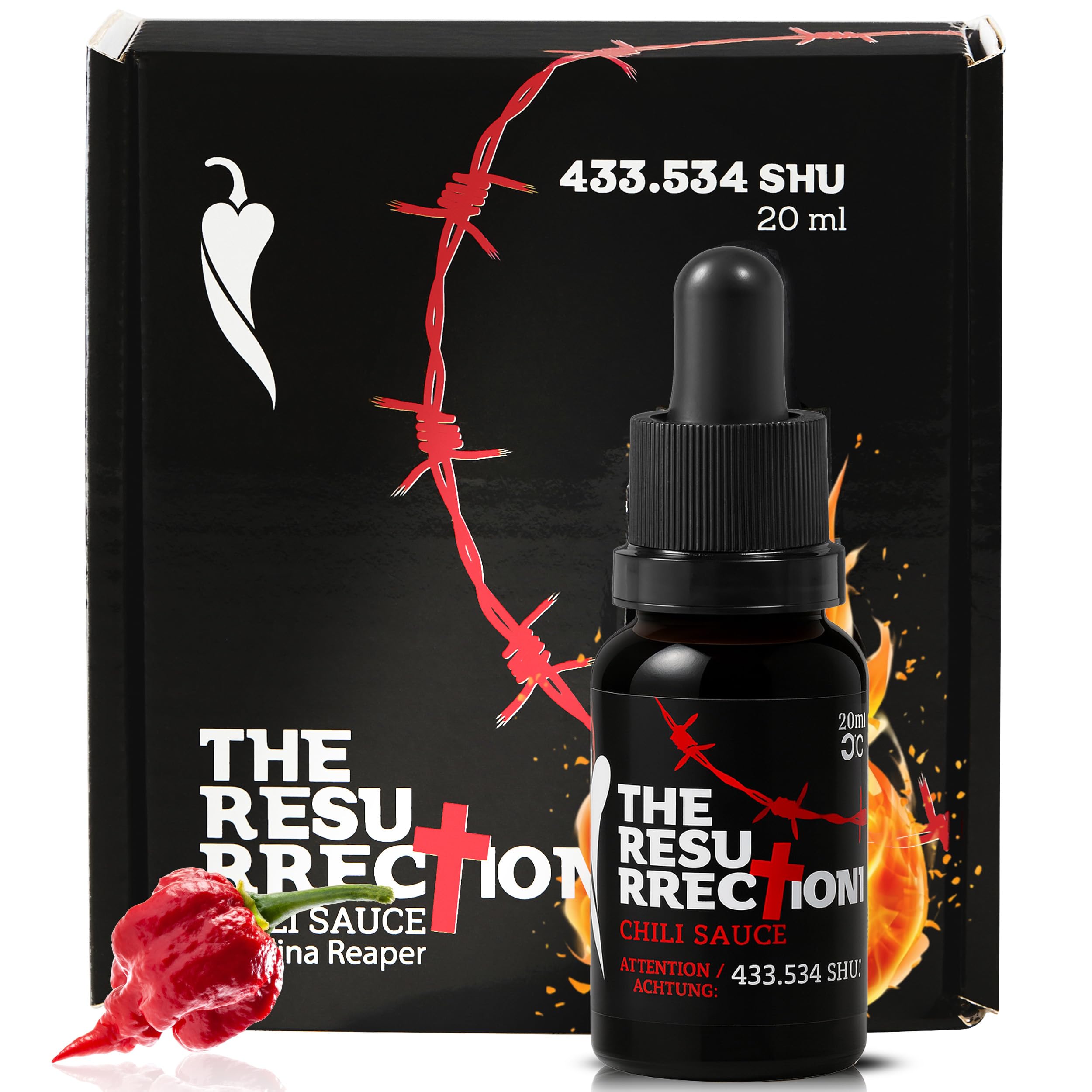 The Resurrection 20 ml – Carolina Reaper Extreme Hot Sauce