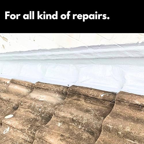 Miniatura 5 de Kit de goma líquida HSS  Sellador de polímero MS para techo, grietas, paredes y cualquier reparación, sin disolventes, membrana líquida flexible,