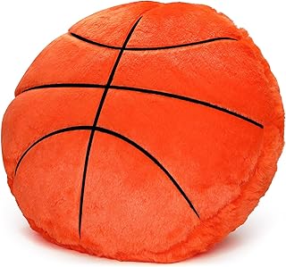 Generic Basketball Plush Pillow Toy - Soft Plush Basketball Sports Pillow Fluffy, Stuffed Basketball Toy Gift, Durable Spo...