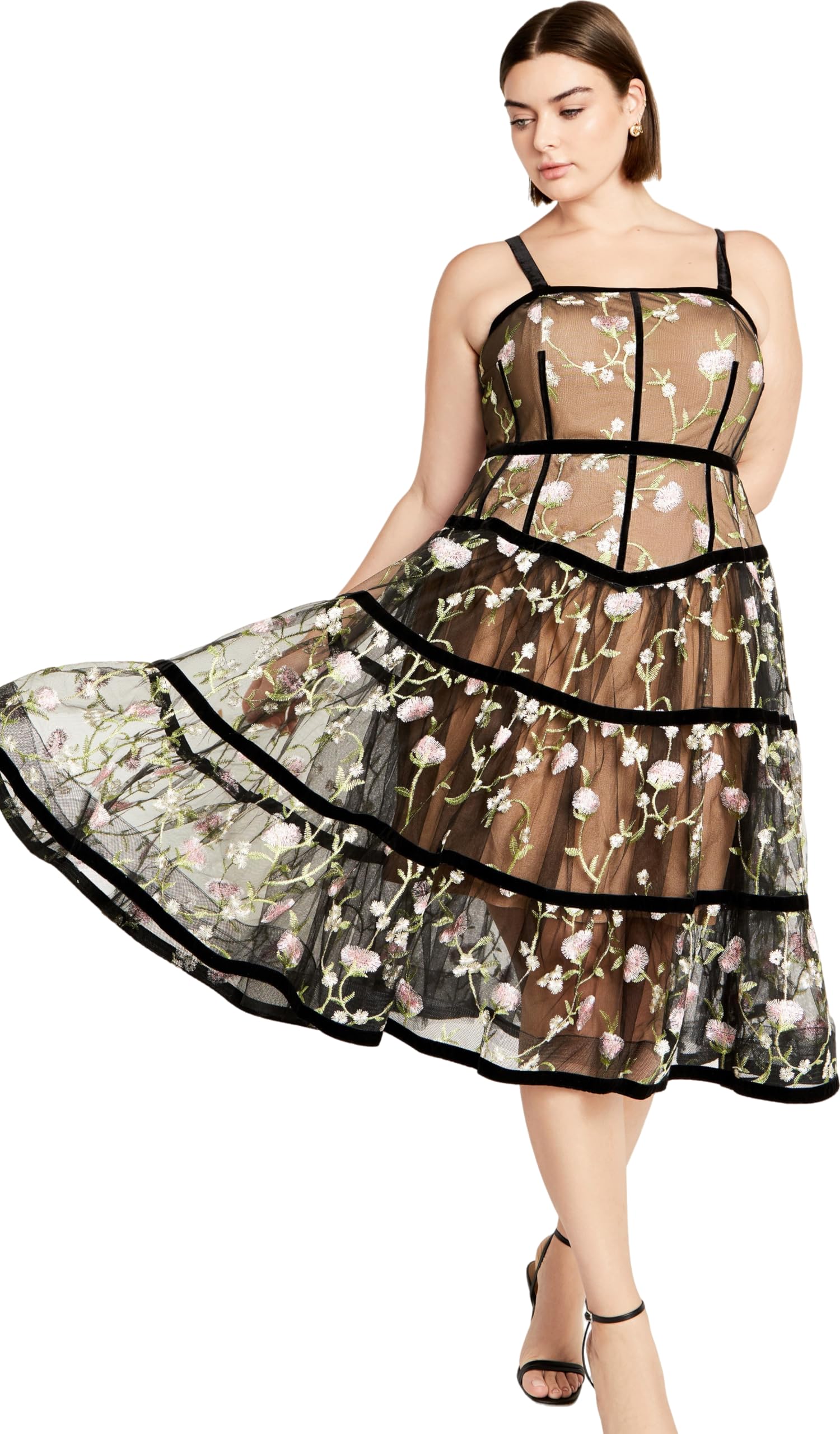 City Chic Women's Splendour Apparel Plus Size Dress 22
