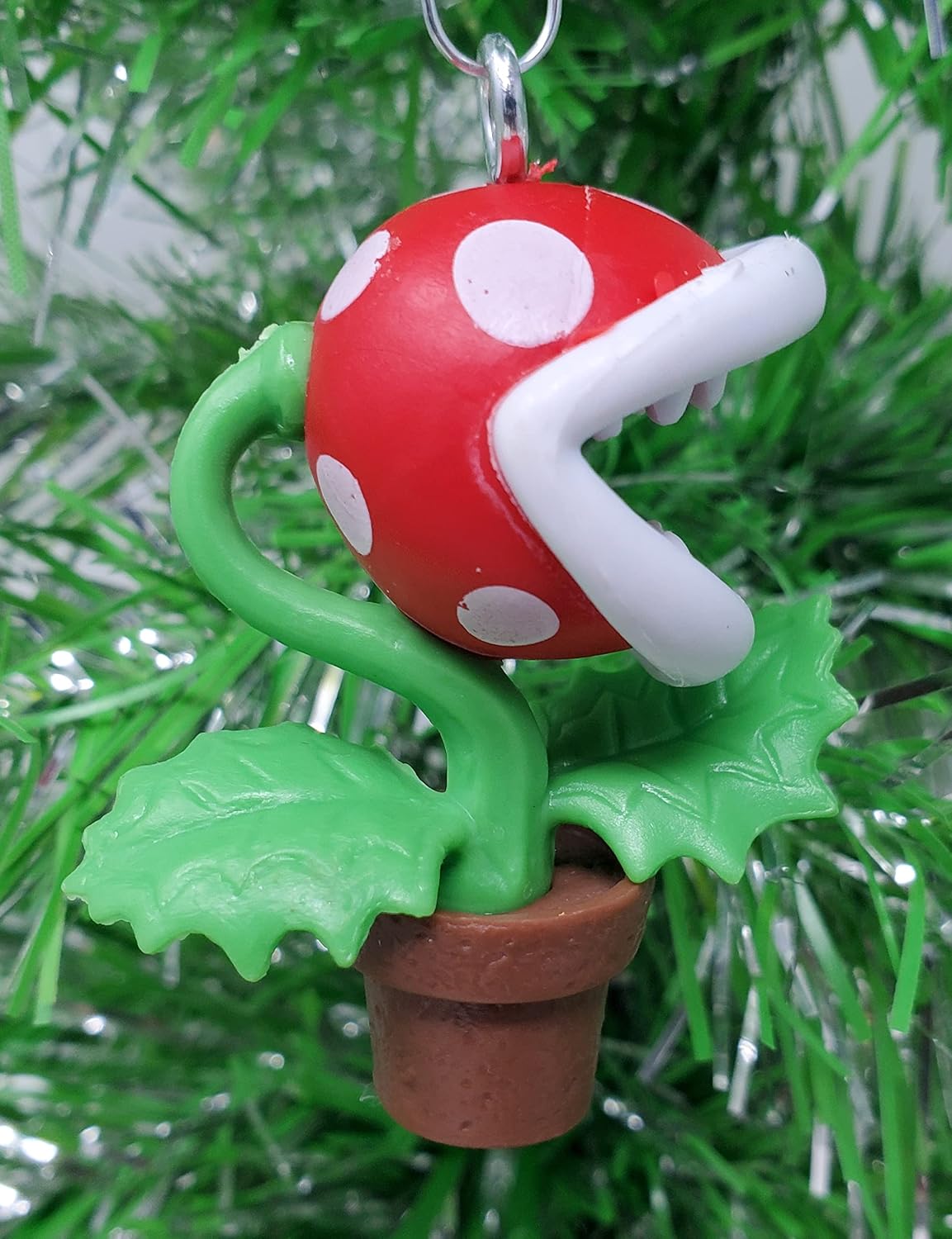 Mario Petey Piranha Ornament (Unique Shatterproof Design)