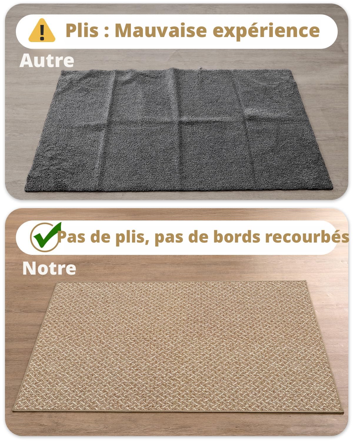 COLOR&GEOMETRY Paillasson d'intérieur tissé antidérapant, absorbant, lavable en machine et facile à nettoyer pour entrée, terrasse, animaux domestiques (kaki, 43 x 75 cm COLOR&GEOMETRY Paillasson d'intérieur tissé antidérapant, absorbant, lavable en machine et facile à nettoyer pour entrée, terrasse, animaux domestiques (kaki, 43 x 75 cm