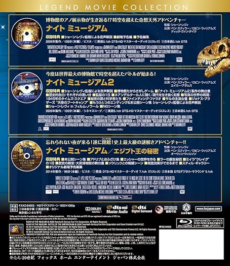 Amazon ナイト ミュージアム ブルーレイコレクション 3枚組 Blu Ray 映画