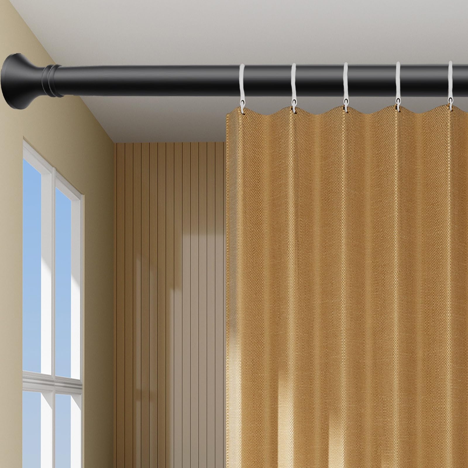 Tringle De Douche Extensible 2m 3m 4m 5m Tringle Rideau Sans Percage