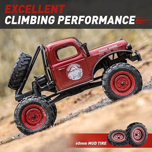 Miniatura 5 de FMS RC Crwaler escala 124 FCX24 Power Wagon Butcher RTR 4WD 24GHz cepillado todoterreno RC modelo vehículo de control remoto grado pasatiempo coche